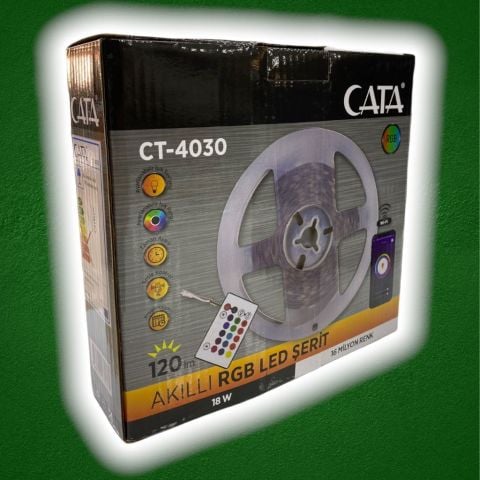 Cata Kumandalı Akıllı Şerit Led CT-4030