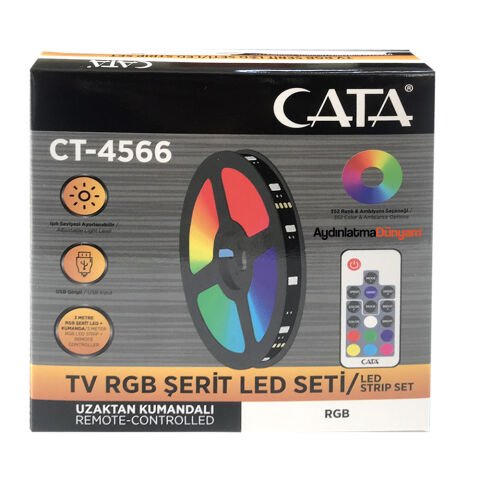 Cata 3 Metre Usb Tv Led RGB CT-4566