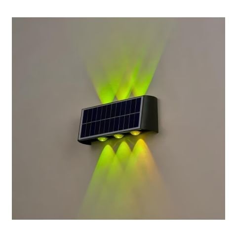 Forlife -  12W Solar Çift Yönlü Duvar Apliği Rgb - FL-3192R