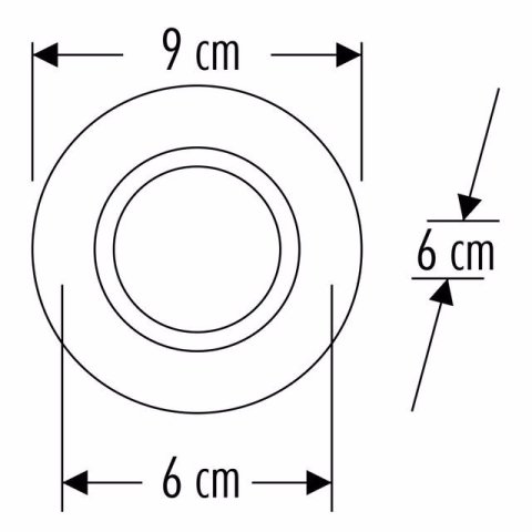 Cata Menekşe Kristal Cam Spot CT-6569