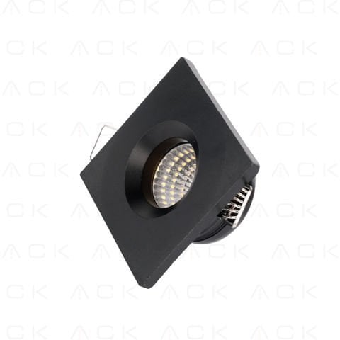 ACK 3W Siyah 6500K Sıva Altı Led Spotlıght AH07-01731