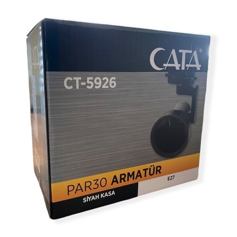 Par 30 Ray Spot Kasası Siyah Renk CT-5926 Cata