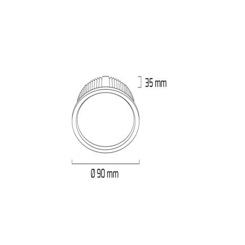 Goya Gy 1773-7 Beyaz Kasa 7W 6500K Backlight Armatür