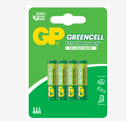 GP Greencel R03 AAA Boy İnce Çinko Kalem Pil 4’lü Paket GP24G-U4