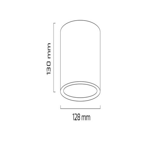 Goya Gy 1854 Siyah Kasa 30W 40° 4000K Sıva Üstü  Led Armatür