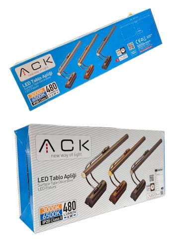 ACK 6W Gold 6500K Led Tablo Aplıgı AH10-00137