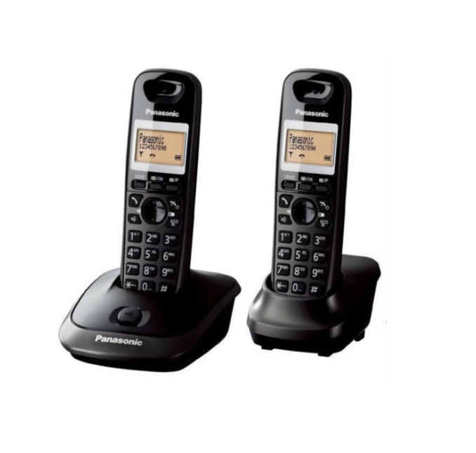 Panasonic Kx-Tg2512 Duo Dect Telefon (1+1 El Cihazlı) Füme KX-TG2512