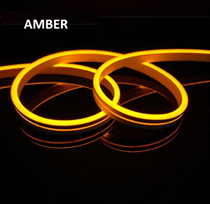 Jupiter 220 Volt 50 Mt Amber Işık İç/Dış Mekan Neon Şerit Led LE220