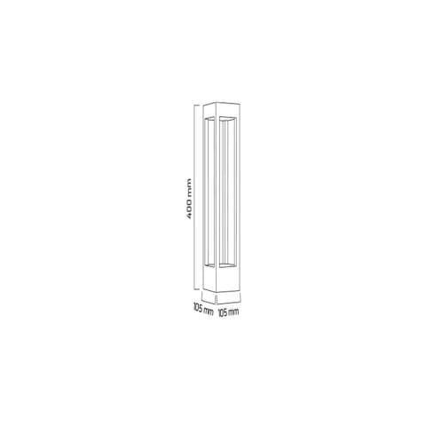 Goya Gy 6259 Siyah Kasa 7W 36° 3000K Sg Led Bahçe Armatür