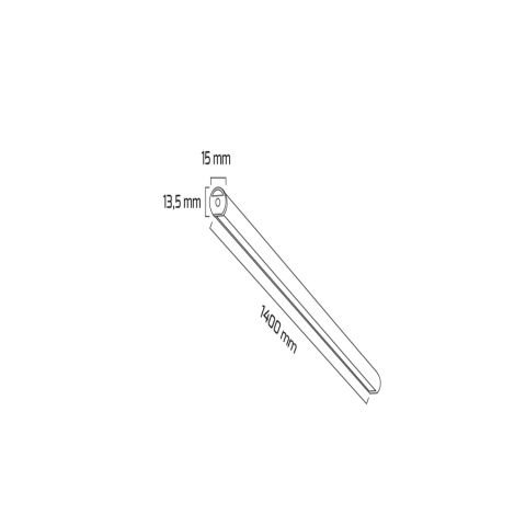 Goya Gy 8011-4  30W Siyah Kasa 6500K Linear Armatür