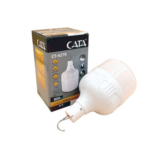 Cata 30 Watt Taşınabilir Şarjlı Led Ampul CT-4279 Beyaz Işık