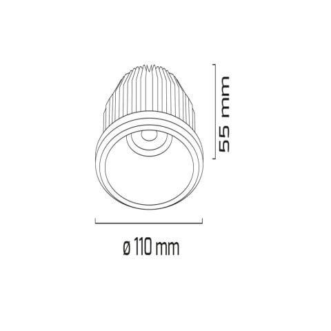 Goya Gy 9173 14W 24° 2700K Sg Ar-111 Cob Led Armatür