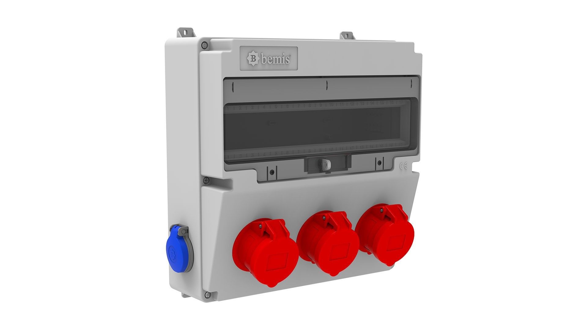 Bemis  5/16A. 380V. 3 Ad. Ön-1/16A. 220V. 2 Ad. Yan IP44 BH4-2318-2020