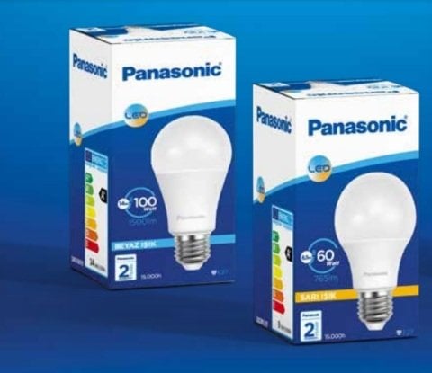 Panasonic E27 LED Lamba 8.5W 860lm 6500K 10' Lu Paket