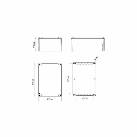 Bemis 230X330X140 (Menteseli) Ip67 Exbb3-2190-1067