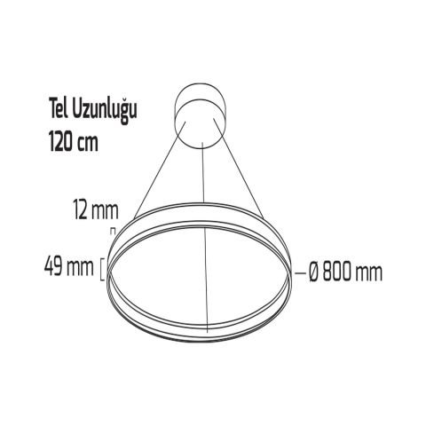 Goya Gy 8211-80 Cm Beyaz Kasa 65W 4000K Linear Armatür