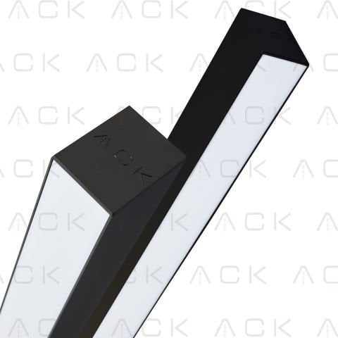 ACK Led Lınear Armatur 480X480Mm Kare 3000K 55X76Mm Osram Drıverlı AL01-23401