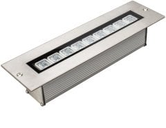 Wallwasher Led Duvar Aydınlatma Sıva Altı 30 cm 9 Watt Yeşil Işık