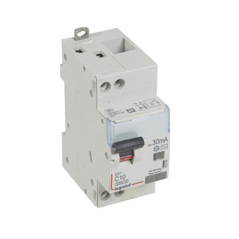 Legrand  DX³ RCBO 10A 1P+N AC tip 30mA  LEG-410792