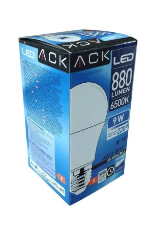 ACK AA13-00923 9W E27 6500K Beyaz A60 Led Ampul