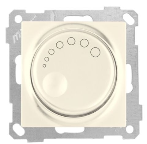 Mutlusan Rl Işıklı Işık Ayarlayıcı  Dimmer  1000W Krem - 2100 444 0202