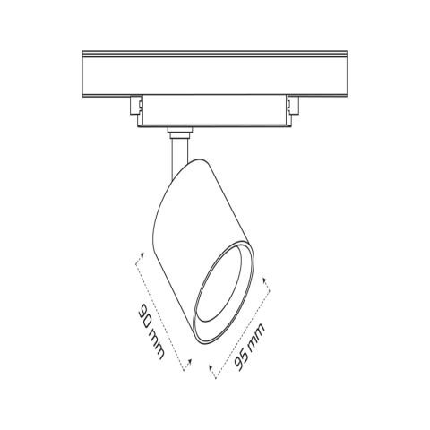 Goya Gy 3656-30 Siyah Kasa 30W 60° 3000K Led Ray