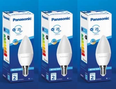 Panasonic E14 LED Lamba 5W 440lm 2700K Günışığı