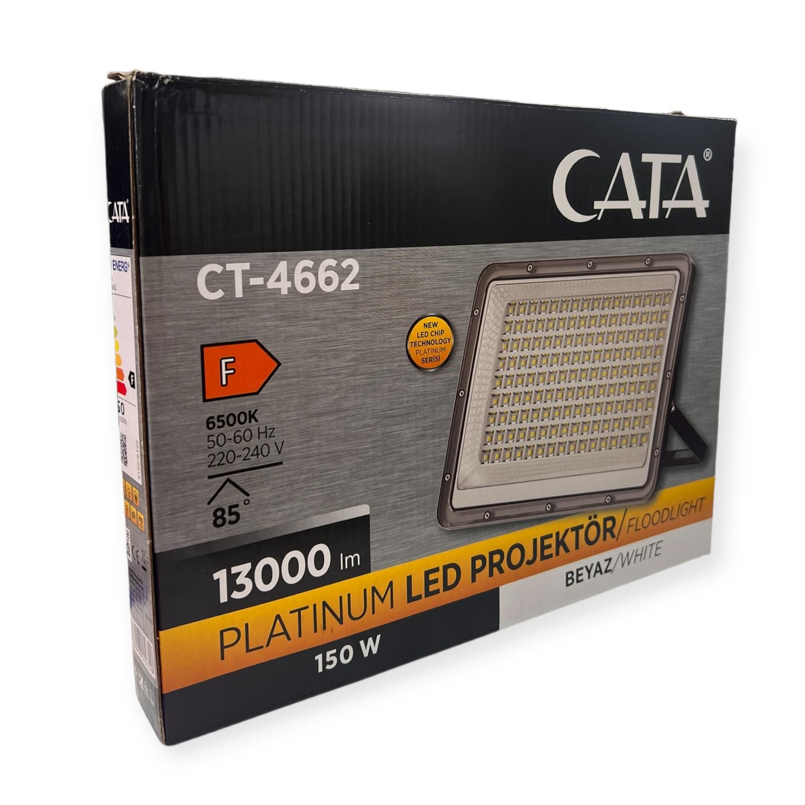 Cata 150W Slim Led Projektör Beyaz Işık