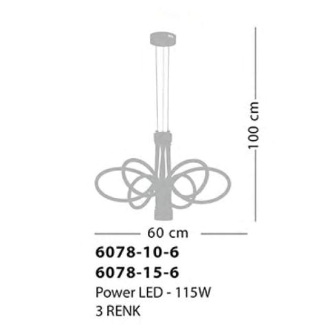 Vera Gold Led Avize