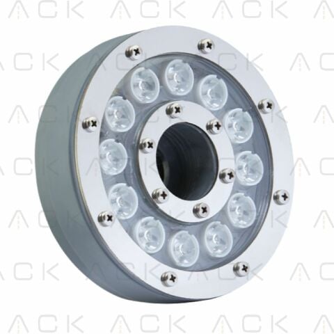 Ack 12W Rgb Led Havuz Yer Armatürü Gri