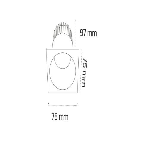 Goya Gy 1731-8 Beyaz Kasa 8W 3000K Se Smd Ledsıva Altı Armatür