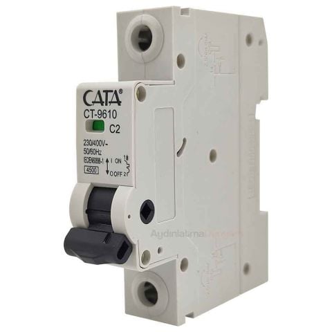 Cata 1X2 Amper W Otomat Monofaze Sigorta Ct-9610