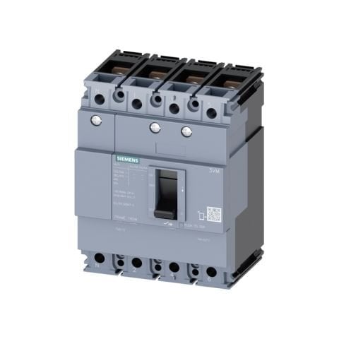 Siemens Sentron 3Vm Kompakt Tip Termik Manyetik Güç Şalteri; 3Vm1; 36Ka; 125A; Sabit Termik; Sabit Manyetik; 3 Kutuplu 3VM1112-4ED42-0AA0