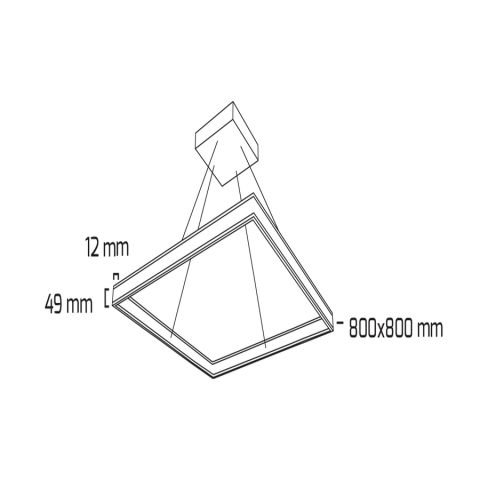 Goya Gy 8213-80 Cm Beyaz Kasa 76W 3000K Linear Armatür