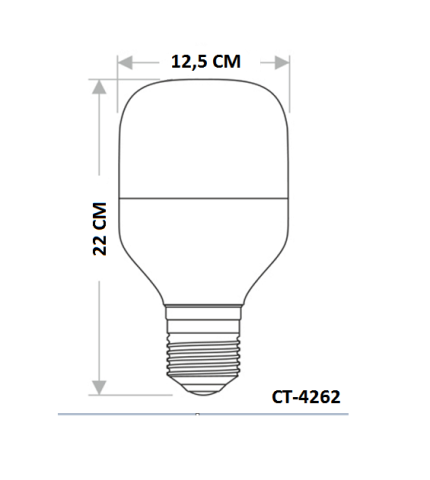 Cata 50 Watt E27 Duylu Torch Led Ampul CT-4262 Beyaz Işık