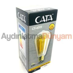 Cata 6 W Dimlenebilir Rustik Led Ampul CT-4313 Amber Renk