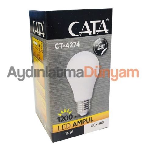 Cata 15 Watt Led Ampul CT-4274 Günışığı