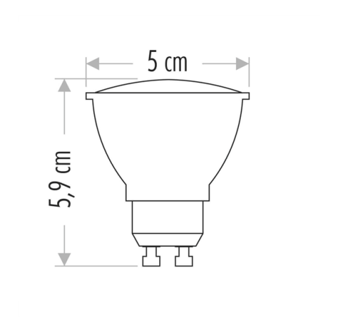 Cata 5 Watt Gu10 Duylu Led Ampul CT-4240 Beyaz Işık