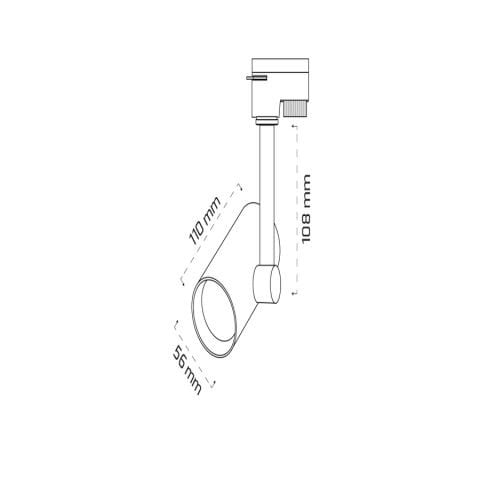 Goya Gy 3633 Beyaz Kasa14W 40° 4000K Sıva Altı Led Ray