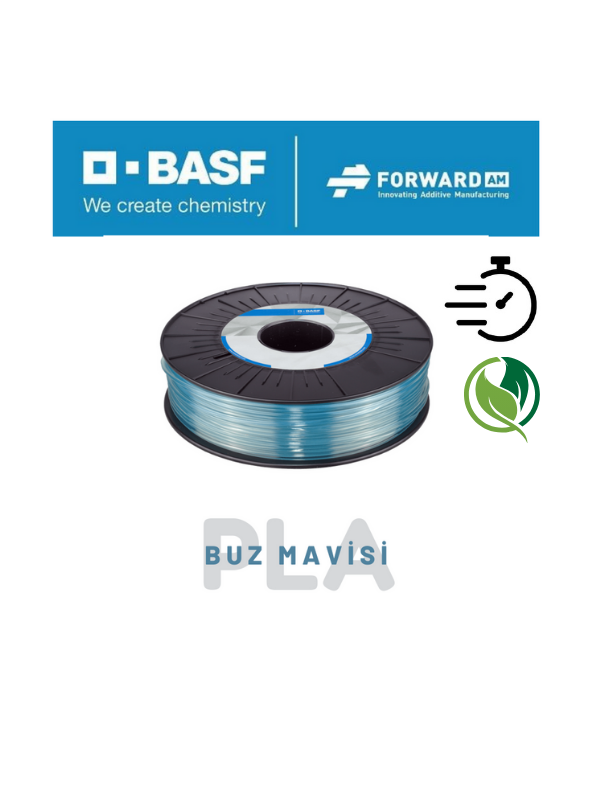 BASF Ultrafuse Buz Mavisi PLA Filament (1.75mm - 2.85mm)