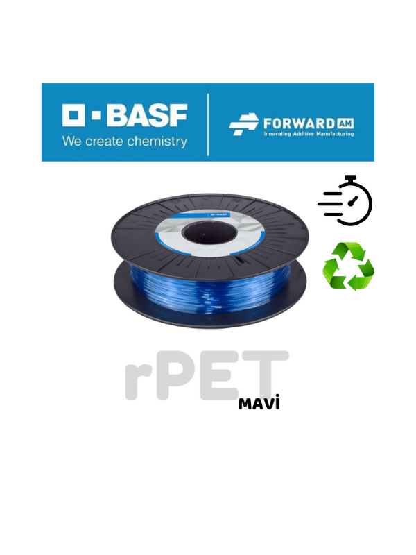 BASF Ultrafuse  rPET Mavi Filament (1.75mm - 2.85mm)