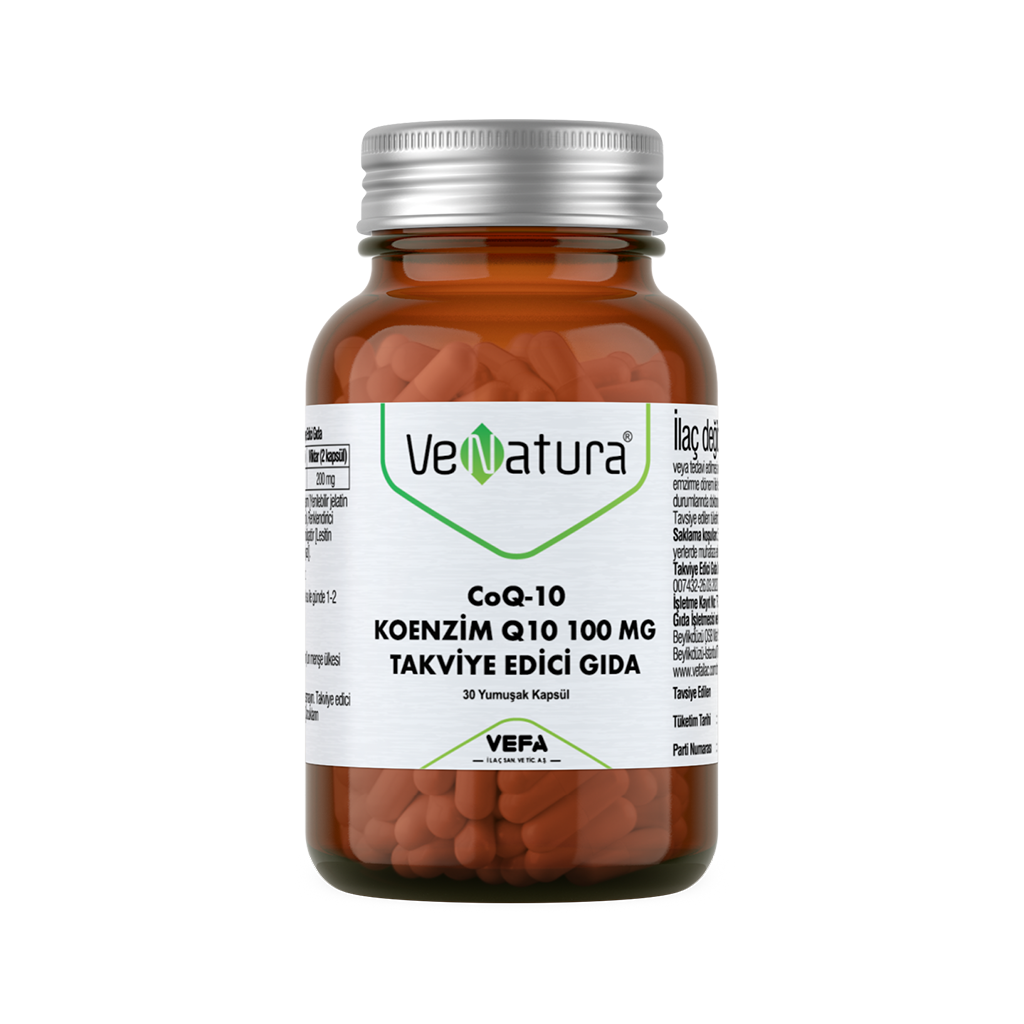 Venatura Koenzim Q10 100 Mg 30 Yumuşak Kapsül