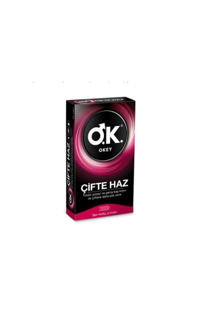 Okey Prezervatif Çifte Haz 10 lu