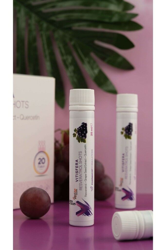 Vitisfera Resveratrol Shot Orman Meyveleri Aromalı 20 Flakon 25 ML