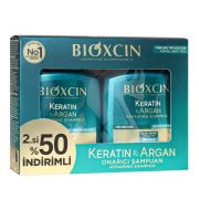 Bioxcin Keratin ve Argan Onarıcı Şampuan 300 ML X 2 Adet