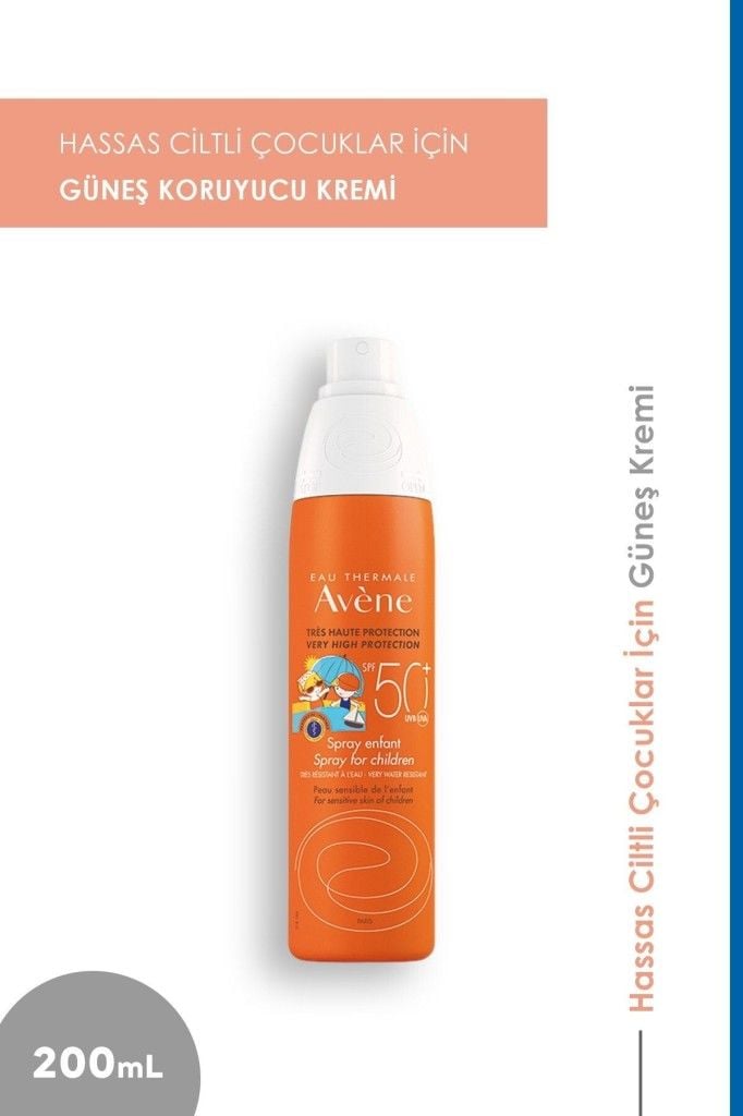 Avene Sun Care Çocuklar için Güneş Koruyucu Sprey SPF50+ 200 ML