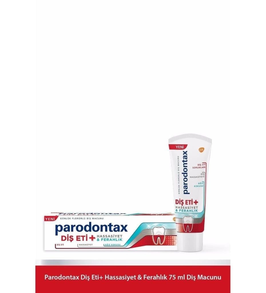 Parodontax Diş Eti + Hassasiyet Ferahlık Diş Macunu 75 ML