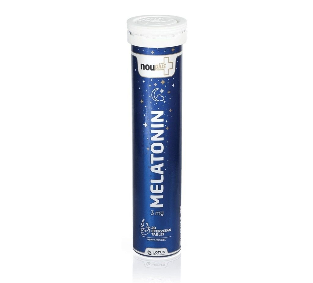 Nouplus Melatonin 3 Mg 20 Efervesan Tablet