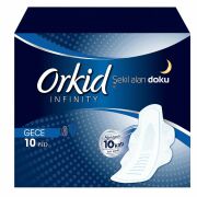 Orkid İnfınıty Ped Gece 10 lu