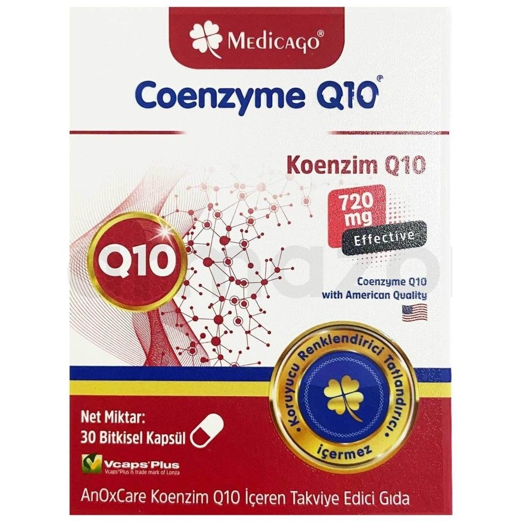 Medicago Coenzyme Q10 200 mg 30 Kapsül